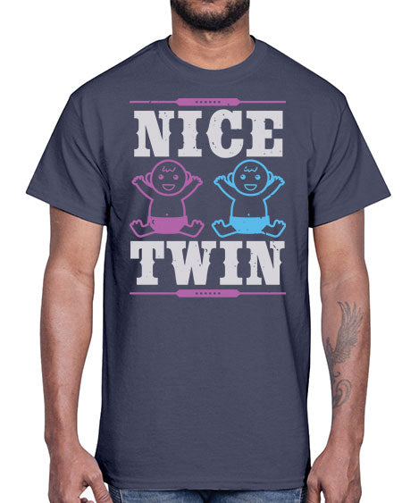 Nice Twin Style 167#- baby shower- Cotton Tee
