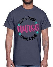 Nurse Loyal Caring Style Style 1178#- nurse- Cotton Tee