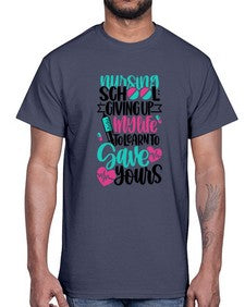 Nursing School Giving Style Style 1276#- nurse- Cotton Tee