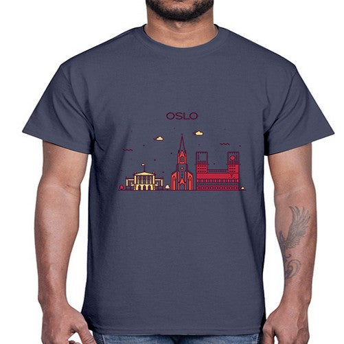Oslo 1554#- cities- Cotton Tee