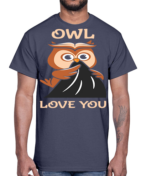 Owl Love You A TurtleRabbit 12#- owl- Cotton Tee