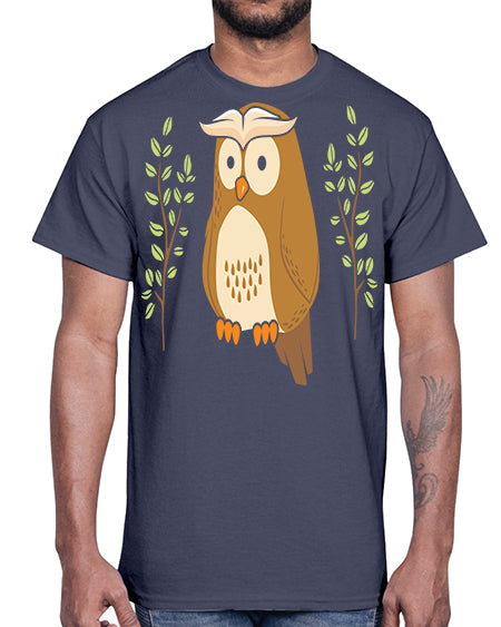 Owl of Athena Long Sleeve A TurtleRabbit 14#- owl- Cotton Tee