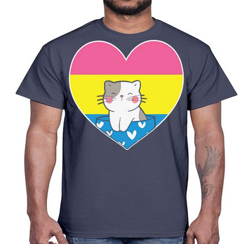 Pansexual Kawaii Cat Anime Art Anime 272#- anime- Cotton Tee