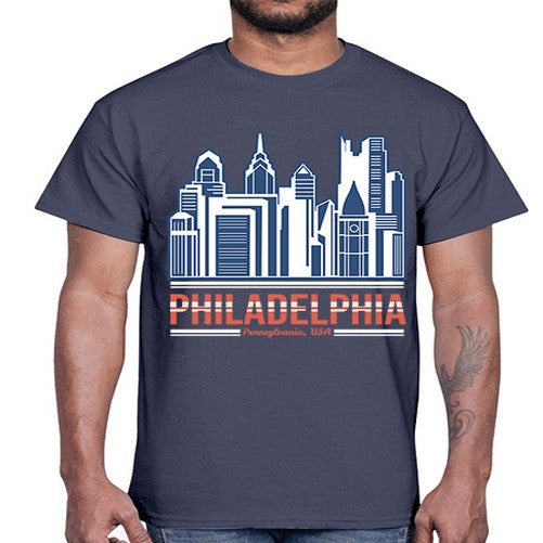 Philadelphia 1604#- cities- Cotton Tee
