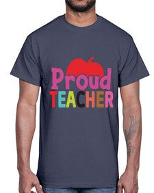 Proud Teacher 1341#- teacher- Cotton Tee
