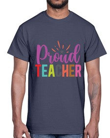 Proud Teacher 1343#- teacher- Cotton Tee