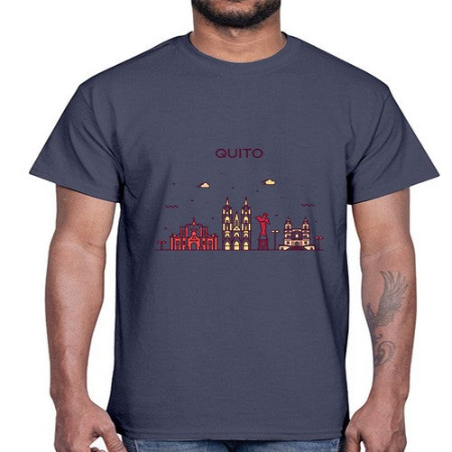 Quito 1703#- cities- Cotton Tee