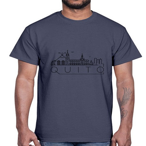 Quito Minimal Skyline 1700#- cities- Cotton Tee