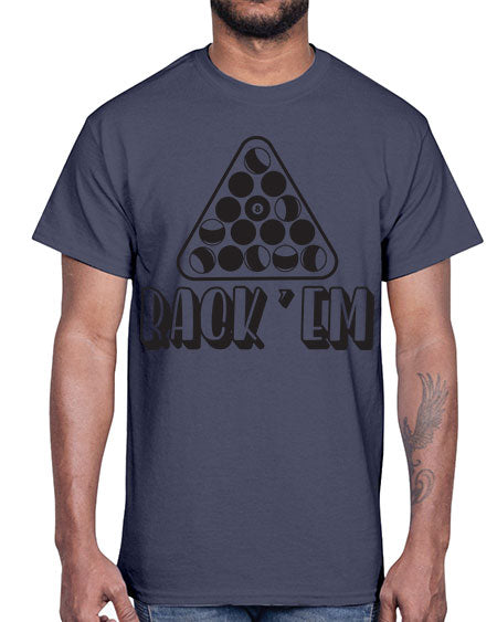 Rack em 558#- billards- Cotton Tee