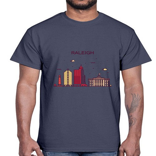 Raleigh 1710#- cities- Cotton Tee