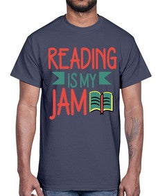 Reading is my jam 702#- librarian- Cotton Tee