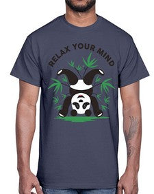 Relax Your Mind 496#- yoga- Cotton Tee