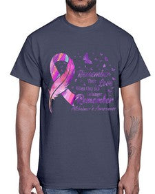 Remember heir Love Alzheimer Awareness 213#- alzheimers- Cotton Tee