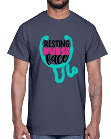 Resting Nurse Face Style Style 1355#- nurse- Cotton Tee