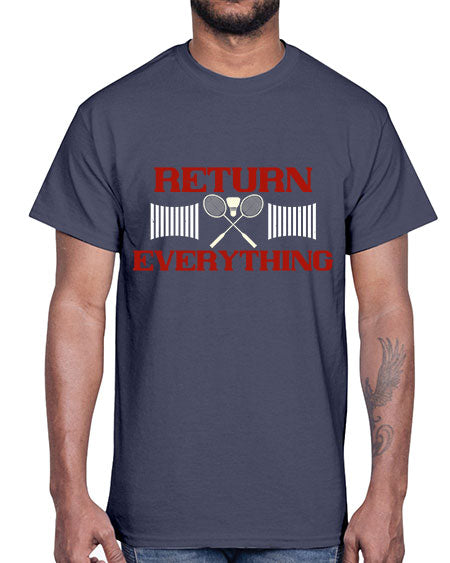 Return everything 1892#- badminton- Cotton Tee