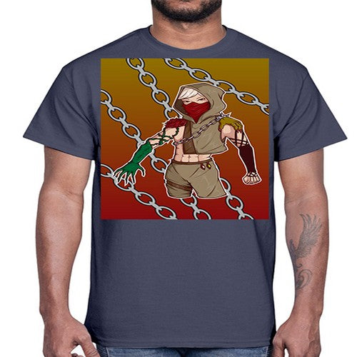 Rose and demon 75#- anime- Cotton Tee