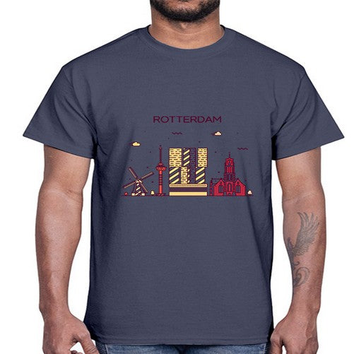 Rotterdam 1754#- cities- Cotton Tee