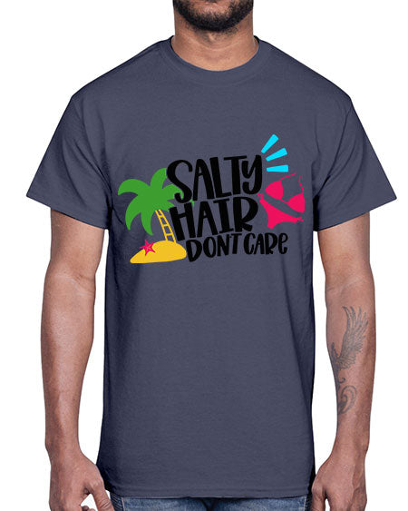 Salty Hair Dont Care Style 29#- summer- Cotton Tee