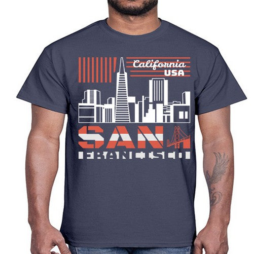 San Francisco 1777#- cities- Cotton Tee