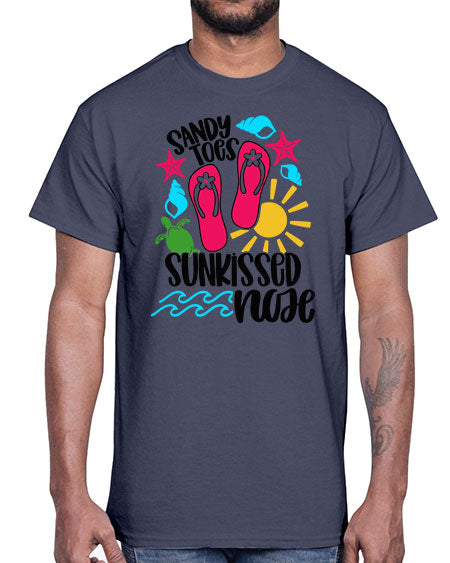 Sandy Toes Sunkissed Nose Style 27#- summer- Cotton Tee
