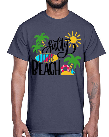 Satly Little Beach Style 26#- summer- Cotton Tee