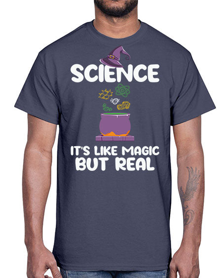 ScienceItsLikeMagicButScientistSkinite Scientist Skinite 48#- general science- Cotton Tee