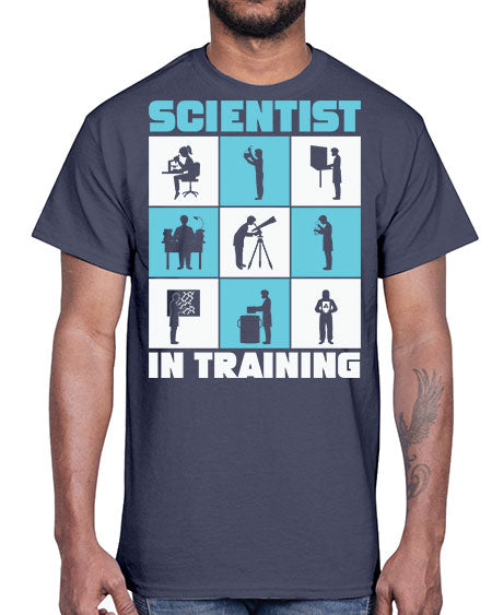 ScientistInTrainingScienceScientistSkinite Scientist Skinite 40#- general science- Cotton Tee