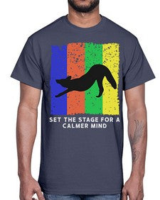 Set the Stage 515#- yoga- Cotton Tee