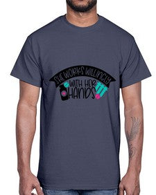 She Works Willingly With Her Hands Style Style 1389#- nurse- Cotton Tee