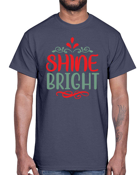 Shine Bright 141#-  fashion- Cotton Tee