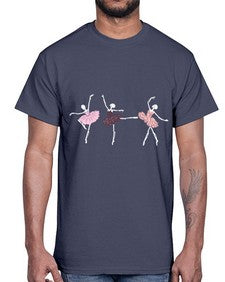 Skeleton ballerinas ballet halloween ballet 184#- ballet- Cotton Tee