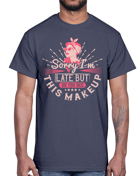 Sorry Im late but do you see this makeup Style 186#-makeup Cotton Tee