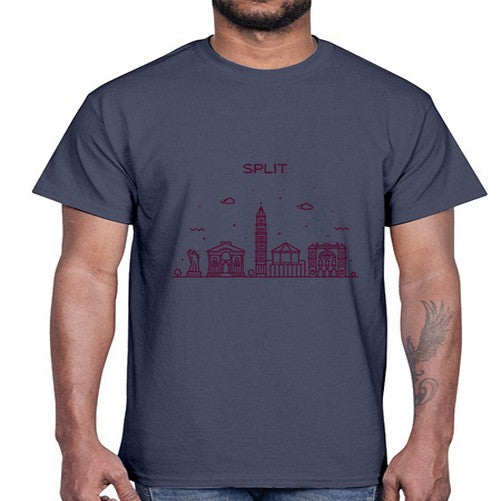 Split 1875#- cities- Cotton Tee
