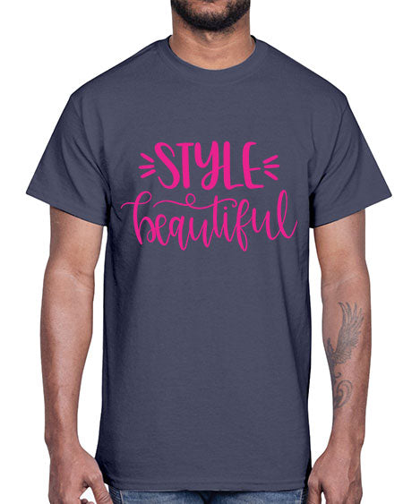 Stay Beautiful 148#-  fashion- Cotton Tee
