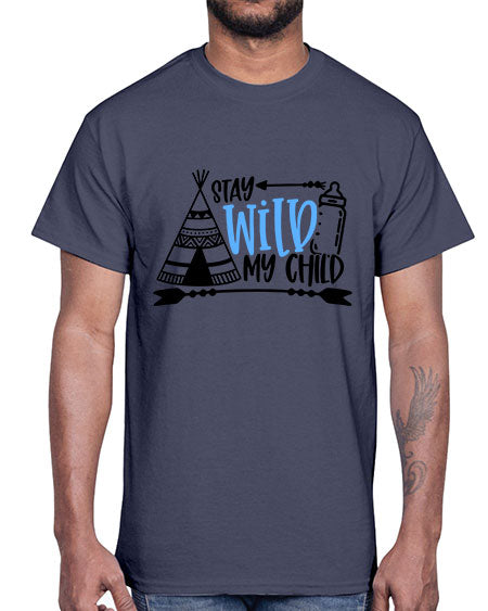 Stay Wild My Child Style 448#- baby- Cotton Tee