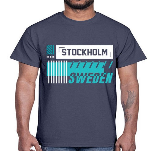 Stockholm 1893#- cities- Cotton Tee