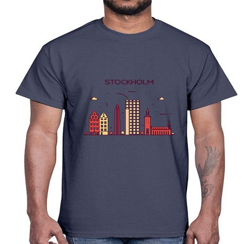 Stockholm 1894#- cities- Cotton Tee