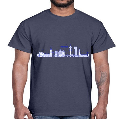 Stockholm 1895#- cities- Cotton Tee