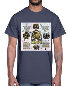Straight Gemini 472#- gemini- Cotton Tee