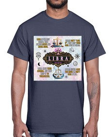 Straight Libra 474#- libra- Cotton Tee