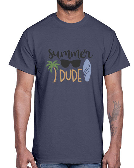 Summer dude 58#- summer- Cotton Tee