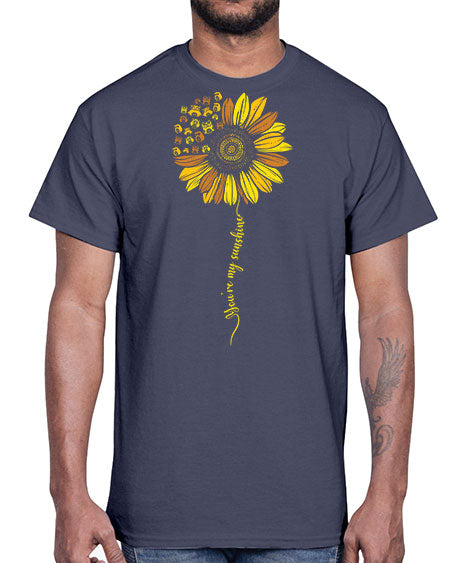 Sunflower Owl You Are My A TurtleRabbit 19#- owl- Cotton Tee