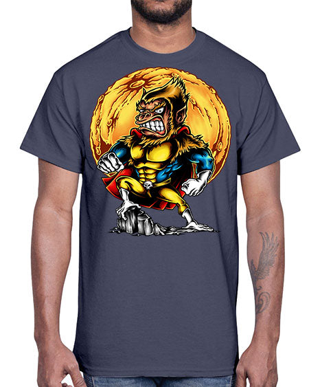 Super Monkey - Files- monkey- Cotton Tee