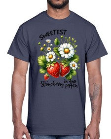 Sweetest Strawberry In The Patch 1598#- strawberry- Cotton Tee