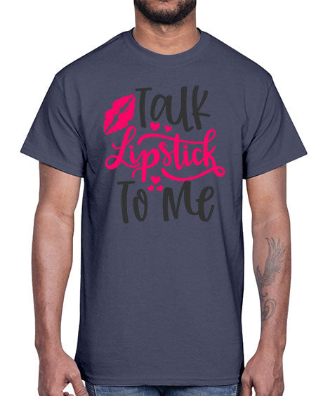 Talk Lipstick To Me Style 217#-makeup Cotton Tee