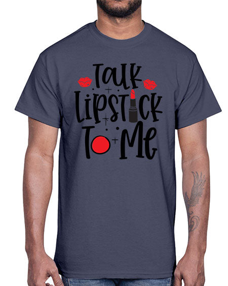 Talk Lipstick To Me Style 218#-makeup Cotton Tee