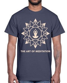 The Art of Meditation 543#- yoga- Cotton Tee