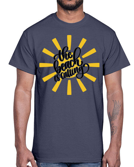 The Beachy Is Calling Style 10#- summer- Cotton Tee