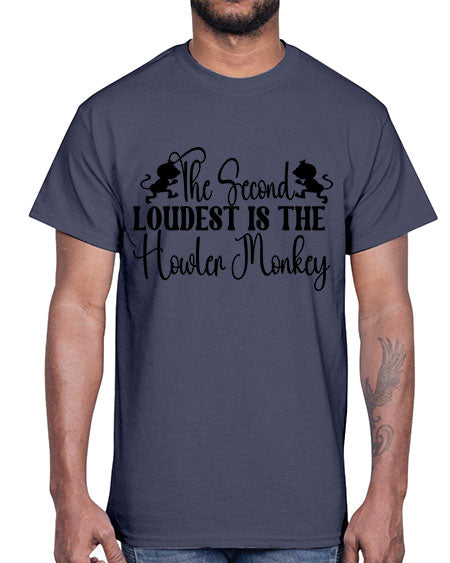 The second loudest is the - monkey- Cotton Tee