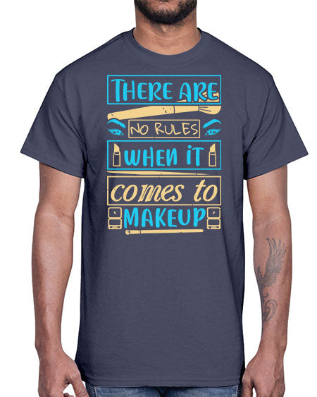 There are no rules when it comes to makeup Style 180#-makeup Cotton Tee